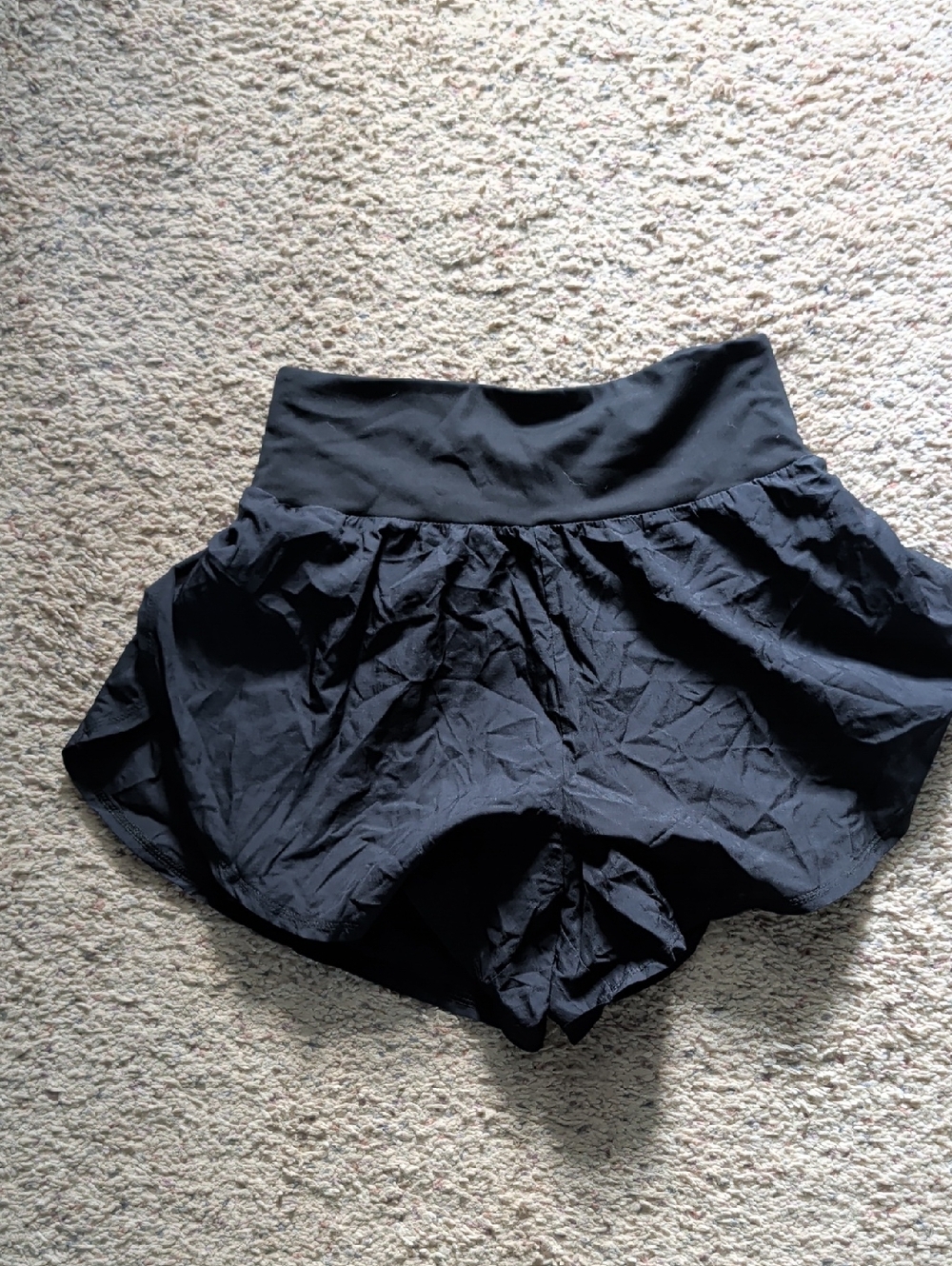 all in motion Black High-Waist Athletic Skort Shorts